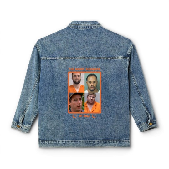 Discover Mount Rushmore of Golf Classic Women's Denim Jackets, Funny Golf Classic Women's Denim Jackets, Tiger Classic Women's Denim Jackets, Free Scottie