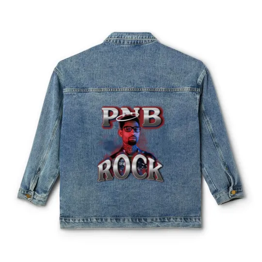 Discover PNB Rock Classic Women's Denim Jackets, PNB Rock Classic Women's Denim Jackets, Rapper Merch