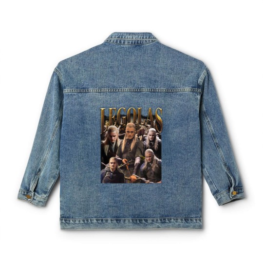 Discover Legolas Classic Women's Denim Jackets, Lord of the Rings Classic Women's Denim Jackets, Orlando Bloom Classic Women's Denim Jackets