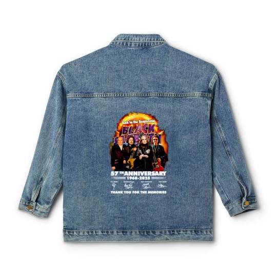 Discover Black Sabbath Band back to the beginning 2025 Classic Women's Denim Jackets