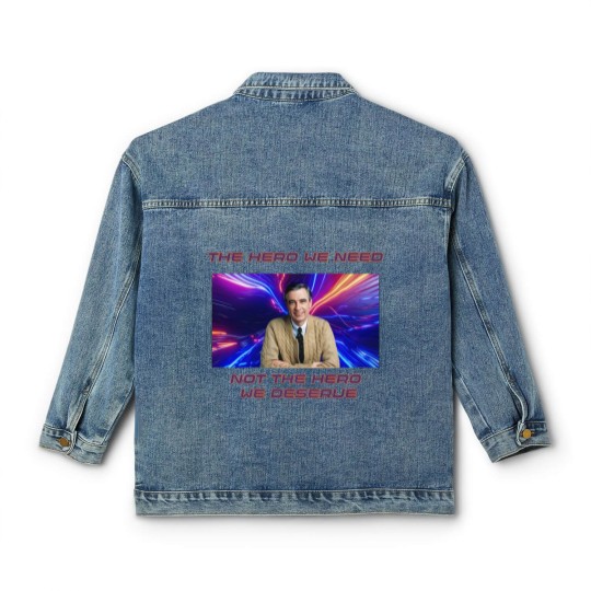 Discover Mr. Rogers Short-Sleeve Unisex Classic Women's Denim Jackets