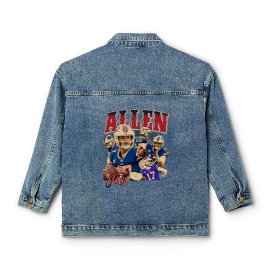 Discover Josh Allen Classic Women's Denim Jackets, American Football MVP Player