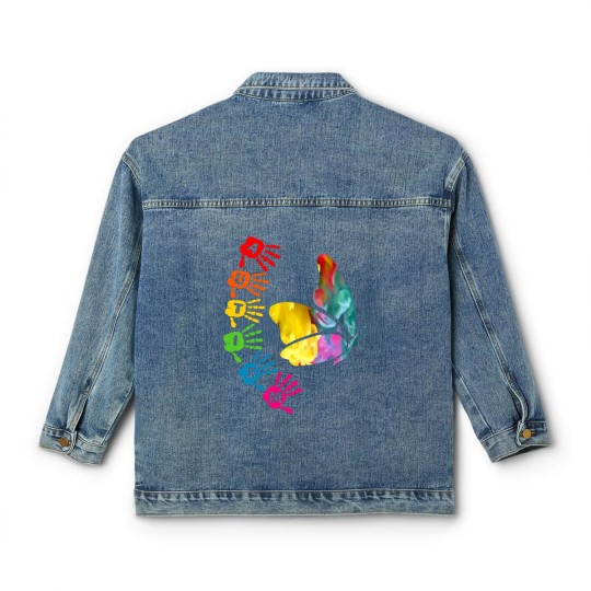 Discover Autism Awareness Day - Autism Butterfly Classic Women's Denim Jackets