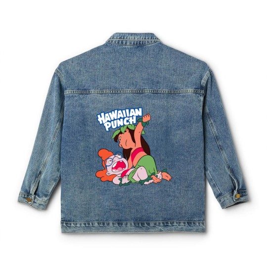 Discover Lilo Hawaiian Punch Classic Women's Denim Jackets, Hawaiiann Punch Lilo And Myrtle Classic Women's Denim Jackets, Magicc Kingdom Classic Women's Denim Jackets