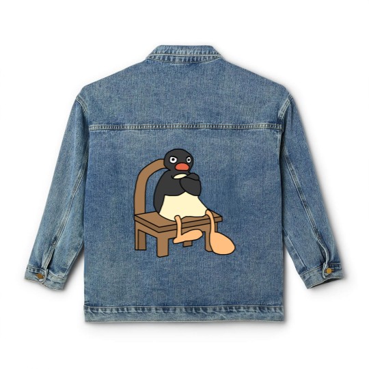 Discover Angry Pingu Classic Classic Women's Denim Jackets