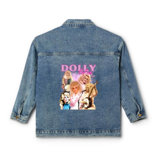 Discover Vintage Dolly Parton Country Music Fan NashvilleT Classic Women's Denim Jackets