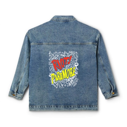 Discover Riot Paramore Classic Women's Denim Jackets, Rock Band Classic Women's Denim Jackets, Paramore 90s Classic Women's Denim Jackets