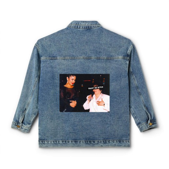 Discover Trust No Bitch - Selena Quintanilla Graphic Classic Women's Denim Jackets