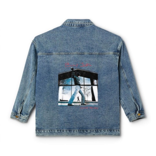 Discover Billy Joel Glass Houses White Classic Women's Denim Jackets