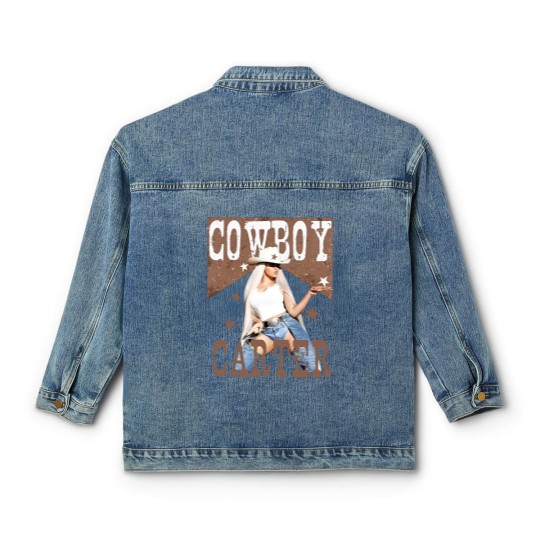 Discover Beyoncé Cowboy Carter Tour Classic Women's Denim Jackets, Beyonce Cowboy Carter Song Concert Classic Women's Denim Jackets