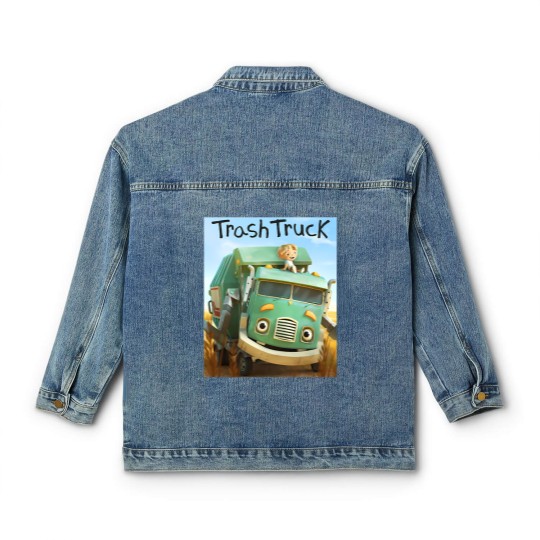Discover hank and trash truck cartoon Classic Women's Denim Jackets