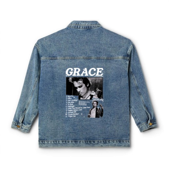 Discover Jeff Buckley Classic Women's Denim Jackets, Jeff Buckley Mystery White Boy Tour
