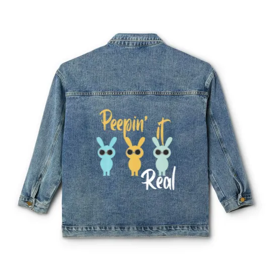 Discover The Grill Sergeant Funny Father's Day BBQ Dad Joke Classic Women's Denim Jackets