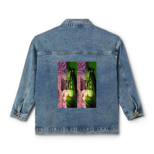Discover Wicked 2024 Film Ceramic Ornament Classic Women's Denim Jackets