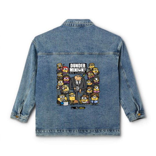 Discover The Office X Minions Characters Classic Women's Denim Jackets