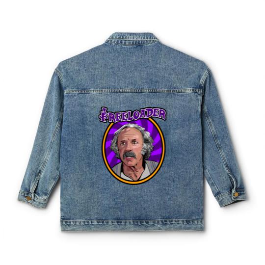 Discover Grandpa Joe Is The Og Freeloader Sticker Classic Women's Denim Jackets