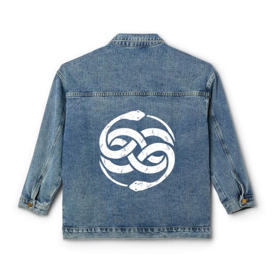 Discover The NeverEnding Story Snake Symbol - The Neverending Story - Classic Women's Denim Jackets