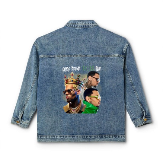 Discover Chris Brown Classic Women's Denim Jackets, Chris Brown 11:11 Tour 2024 Classic Women's Denim Jackets, Chris Brown Breezy Classic Women's Denim Jackets