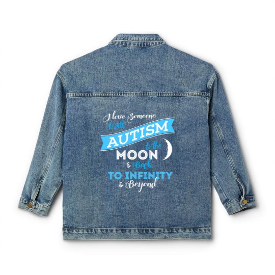 Discover AUTSIM MOM - GRANDPA - GRANDMA - DAD - AUTISM GIFT Classic Women's Denim Jackets