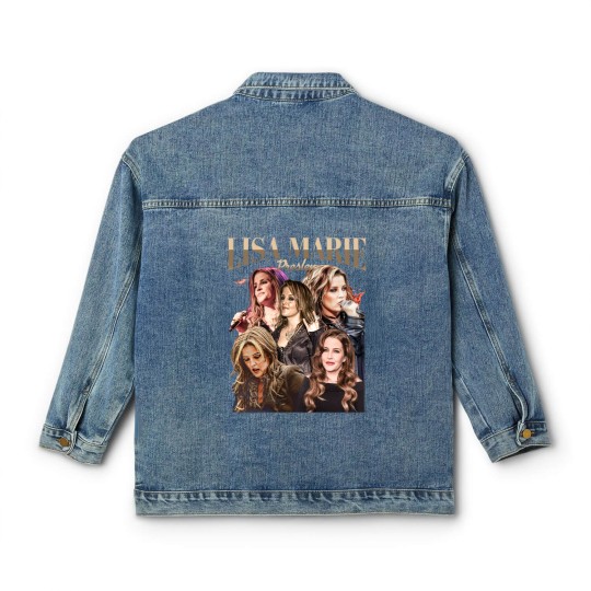 Discover Vintage Style Lisa Marie Presley 90s Vintage Classic Women's Denim Jackets, Lisa Marie Presley Merch