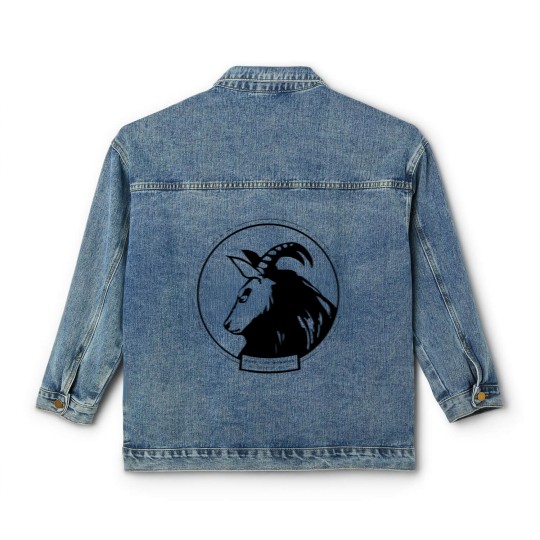 Discover The Pope Lick Monster Goat Man Classic Women's Denim Jackets