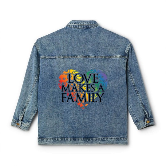 Discover LOVE Makes A Family Classic Women's Denim Jackets