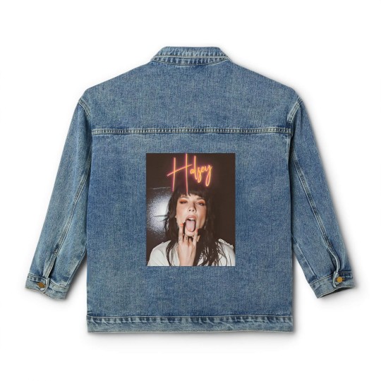 Discover Halsey Vintage Style Photoshoot Classic Women's Denim Jackets, Halsey Aesthetic Classic Women's Denim Jackets