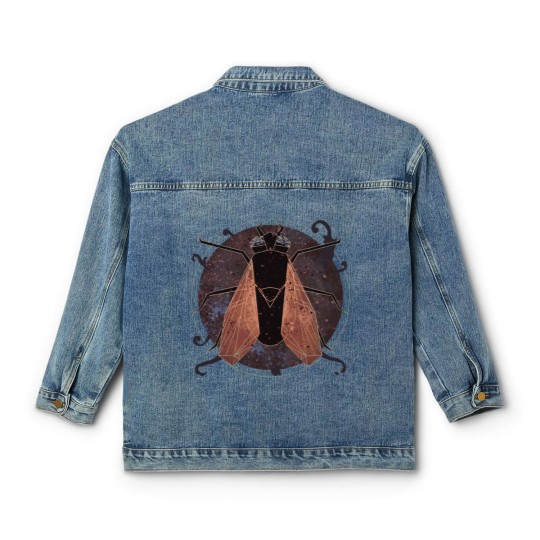 Discover Leprous' fly - Geometric Classic Women's Denim Jackets