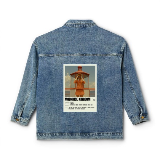 Discover Moonrise Kingdom Alternative Art Movie Large 1 Classic Women's Denim Jackets Classic Women's Denim Jackets Gift Gifts Moonrise Kingdom Classic Women's Denim Jackets