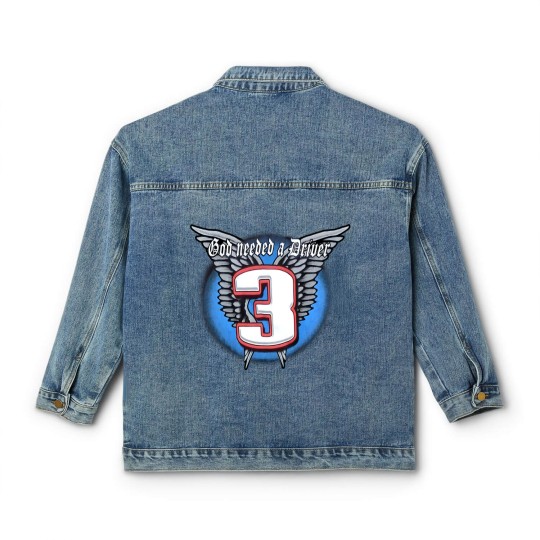 Discover Vintage Dale Earnhardt Sr. no. 3 God Needed a Driver Classic Women's Denim Jackets