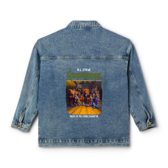 Discover Goosebumps - Night Of The Living Dummy Classic Women's Denim Jackets