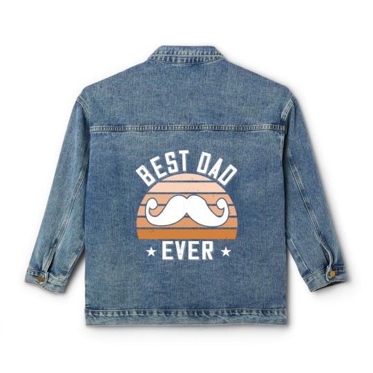 Discover best dad ever Classic Women's Denim Jackets