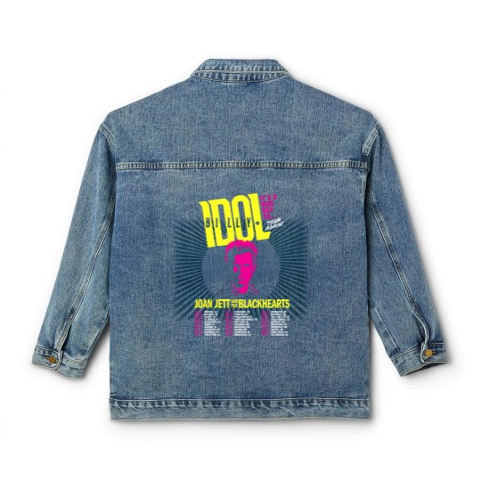 Discover Billy Idol It s a Nice Day to Tour Again Tour 2025 All Size Classic Women's Denim Jackets