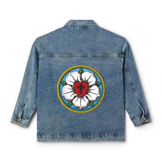 Discover Lutheran Rose Classic Women's Denim Jackets