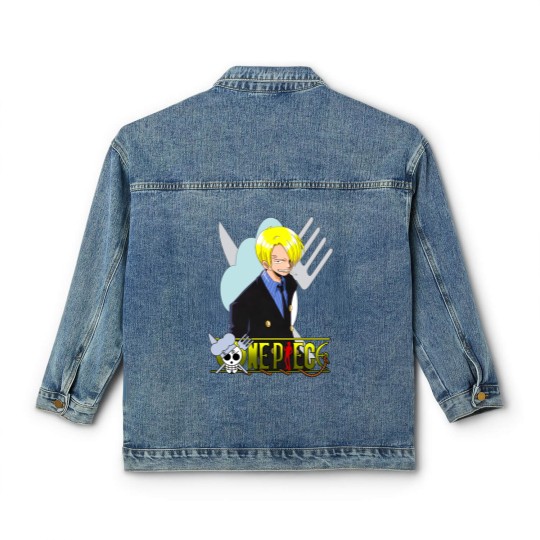 Discover one pieces SANJI complete design Classic Women's Denim Jackets