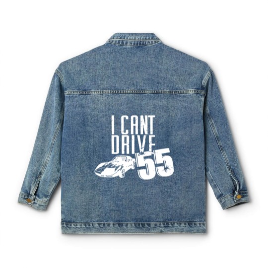 Discover I CAN'T DRIVE 55 Sammy Hagar the Red Rocker Eddie Classic Women's Denim Jackets