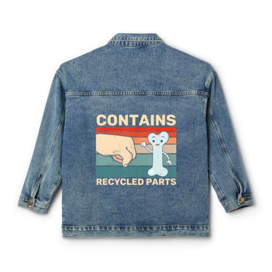 Discover Contains Recycled Parts Bone Marrow Transplant Recipient Classic Women's Denim Jackets