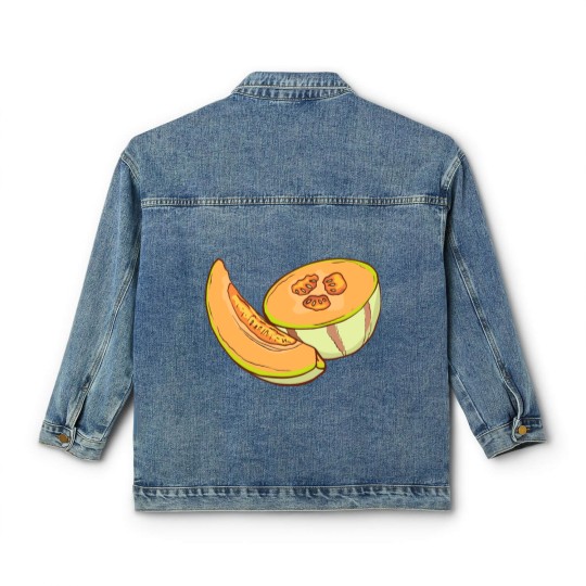 Discover Cantaloupe Melon Classic Women's Denim Jackets