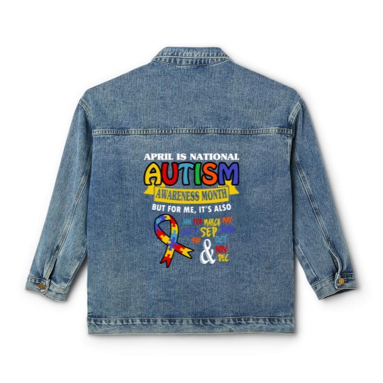 Discover Autism Awareness Classic Women's Denim Jackets