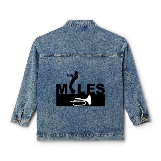 Discover trumpet Miles Davis Classic Women's Denim Jackets