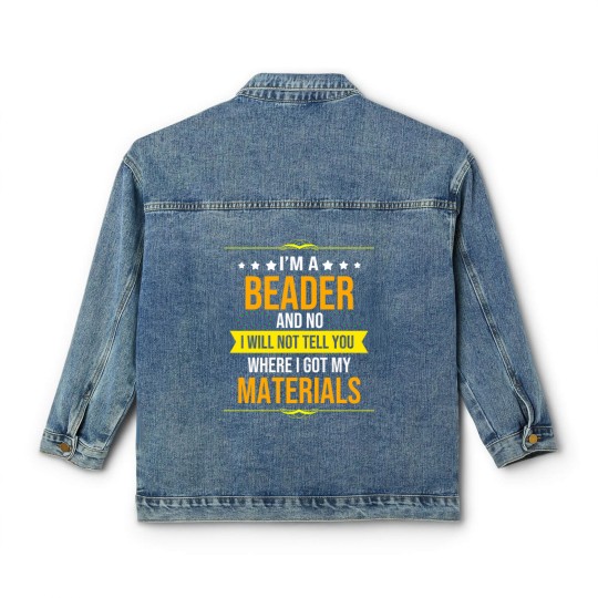 Discover Beadery Material Jewelry Maker Jewelers Beading Classic Women's Denim Jackets
