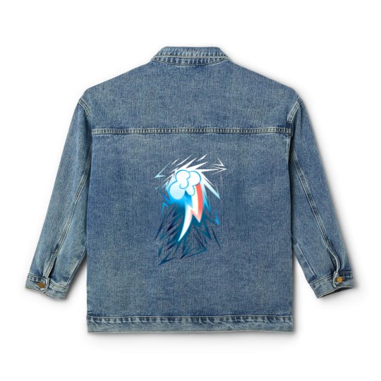 Discover Shards of Rainbow Dash's Cutiemark Classic Women's Denim Jackets