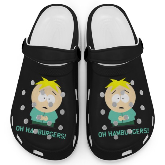 Discover SouthPark Butters Oh Hamburgers Clogs