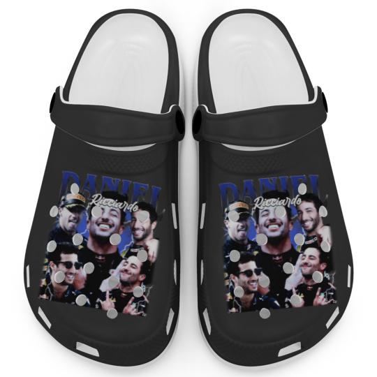 Discover Daniel Ricciardo Vintage Clogs, Gift For Woman and Man Unisex Clogs