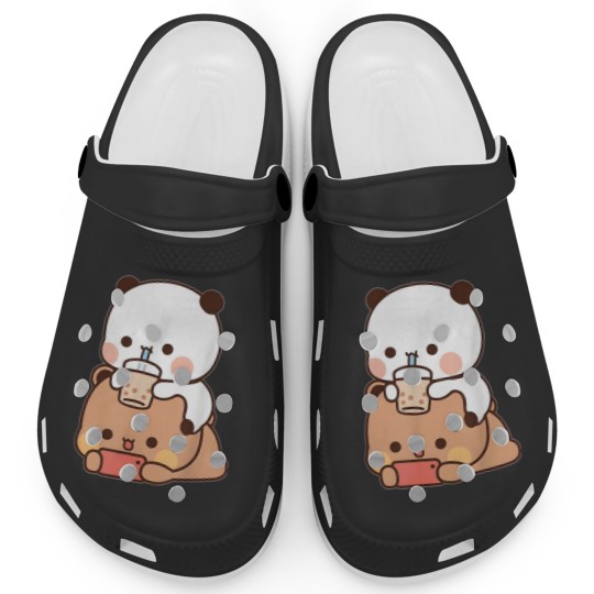 Discover DuDu Bear and BuBu Panda enjoying time together Clogs