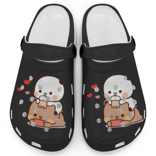 Discover DuDu Bear and BuBu Panda enjoying time together❤️ Clogs