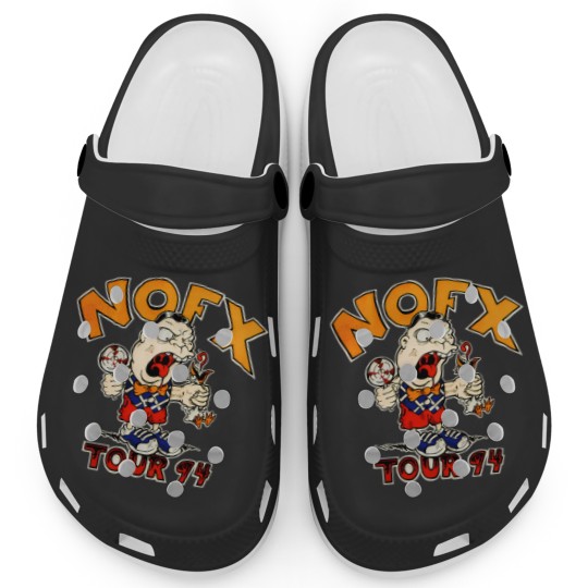 Discover Music Band Rock Concert Logo Vintage Punk Albums 4207 Clogs