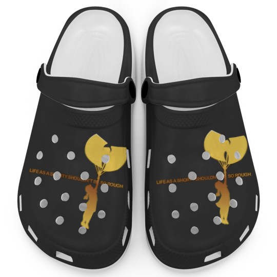 Discover life as a shorty hip hop old school rap kid design pullover Clogs
