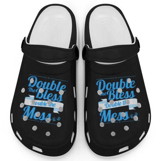 Discover Double the bless double the mess (1) Clogs