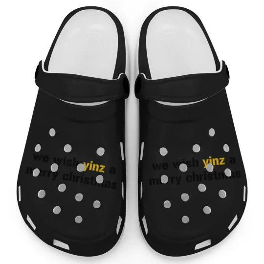 Discover We Wish Yinz A Merry Christmas Clogs